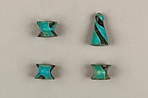Eight Conical Gaming Pieces by Unknown Artist