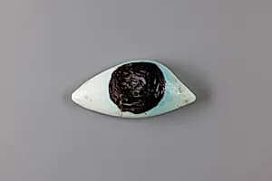 Eye inlay from coffin by Unknown Artist
