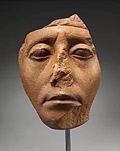 Face of Senwosret III by Unknown Artist