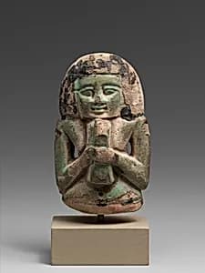 Female figure playing a lyre by Unknown Artist