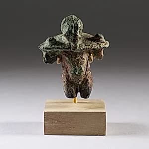 Figure imprisoned by a restraint by Unknown Artist