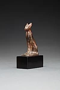 Figure of a Seated Cat by Unknown Artist