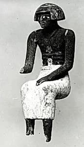 Figure of a Seated Man by Unknown Artist