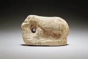 Figurine of hippopotamus by Unknown Artist
