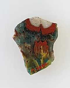 Floral plaque by Unknown Artist