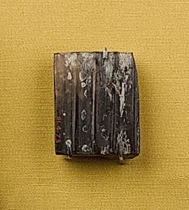 Fragment of burned ivory furniture by Unknown Artist