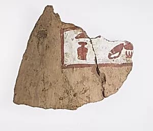 Fragment of inscribed vessel by Unknown Artist