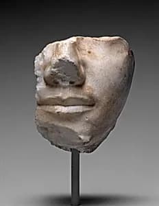 Fragmentary Face of King Khafre by Unknown Artist