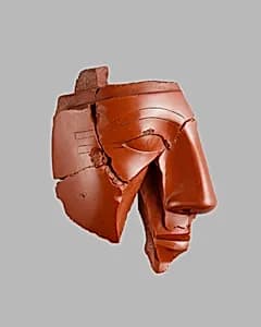 Fragmentary Head of a King by Unknown Artist