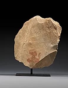 Fragmentary Ostracon Depicting a Priest by Unknown Artist