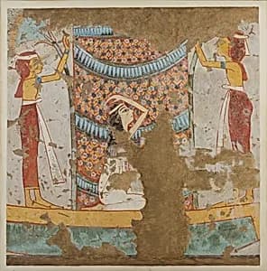 Funeral Boat, Tomb of Haremhab by Norman de Garis Davies