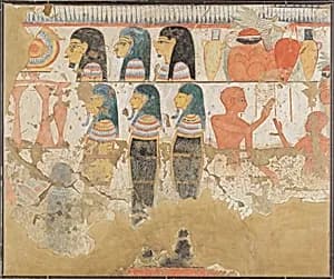 Funerary Equipment, Tomb of Userhat by Norman de Garis Davies