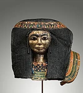 Funerary Mask of a Woman by Unknown Artist
