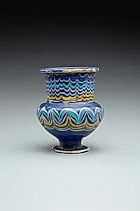 Glass krateriskos (unguent jar) by Unknown Artist