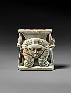 Hathor Head Amulet by Unknown Artist