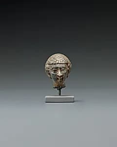 Head from a Statuette by Unknown Artist