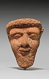 Head of a bearded man by Unknown Artist