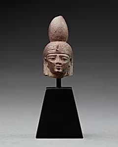 Head of a goddess by Unknown Artist