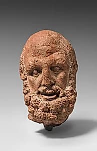 Head of Herakles by Unknown Artist