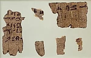 Heqanakht Papyrus Fragments by Unknown Artist