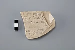 Hieratic ostracon by Unknown Artist