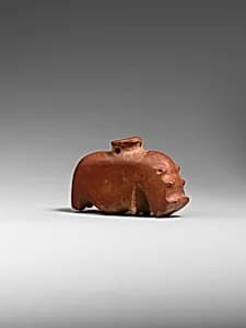 Hippopotamus amulet by Unknown Artist