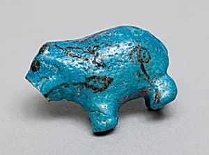 Hippopotamus figurine by Unknown Artist