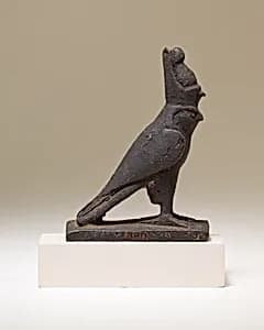 Horus falcon figure by Unknown Artist