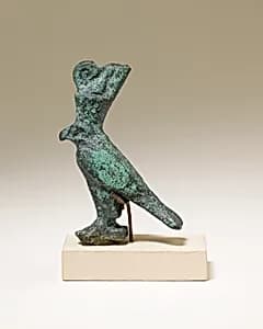 Horus falcon in double crown by Unknown Artist