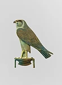 Inlay Depicting "Horus of Gold" by Unknown Artist