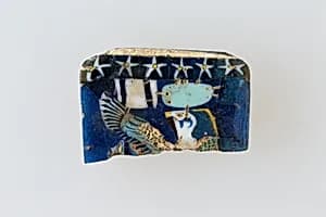 Inlay, falcon with spread wings by Unknown Artist