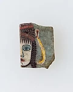 Inlay, female face by Unknown Artist