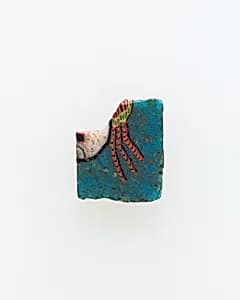 Inlay, fragment, maenad hair by Unknown Artist