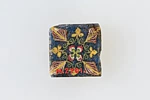 Inlay, square, palmette by Unknown Artist