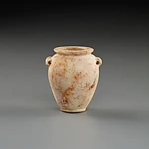 Jar, lug handles, squat by Unknown Artist