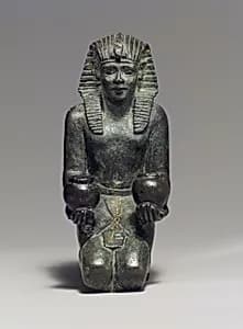 Kneeling statuette of King Amasis by Unknown Artist
