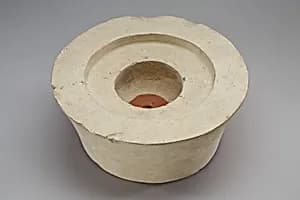 Lamp wick holder by Unknown Artist