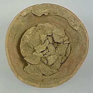 Large Bowl of Mud Mortar by Unknown Artist