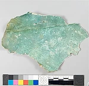 Leather fragment by Unknown Artist