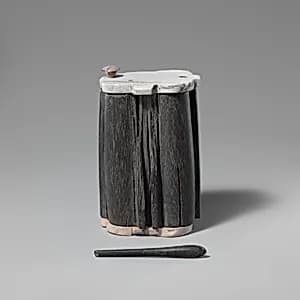 Lided Kohl Tube and Stick by Unknown Artist