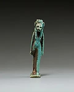 Lion-headed goddess by Unknown Artist