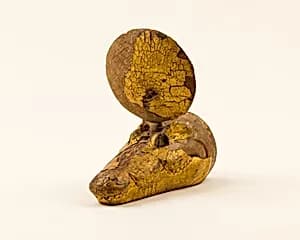Mask for a crocodile mummy by Unknown Artist