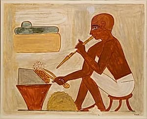 Metal Working, Tomb of Rekhmire by Nina de Garis Davies