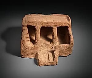Model of a house by Unknown Artist