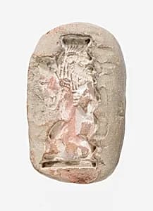 Mold: Bes with Tambourine by Unknown Artist