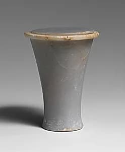 Ointment jar and cover by Unknown Artist
