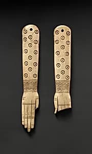 Pair of clappers by Unknown Artist