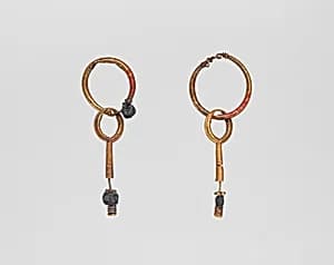 Pair of Earrings by Unknown Artist