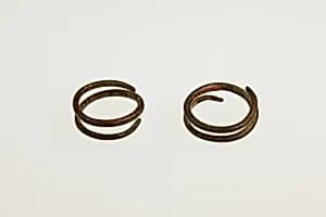 Pair of Earrings (with 16.10.344) by Unknown Artist