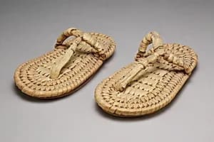 Pair of sandals by Unknown Artist